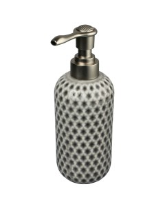 Дозатор для жидкого мыла Magic B4456 1 керамика серый Аквалиния