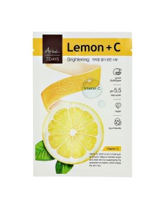 Маска для лица 7 DAYS с экстрактом лимона и витамином C для сияния кожи 23 мл Ariul