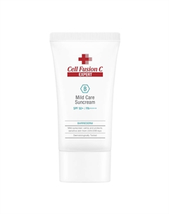 Крем солнцезащитный с церамидами Mild Care Suncream SPF50+, PA++++ Cell fusion c (южная корея)