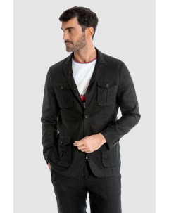 Костюмный пиджак приталенный изо льна Kanzler
