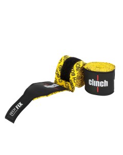 Бинты эластичные Boxing Crepe Bandage Tech Fix C140 желтый Clinch