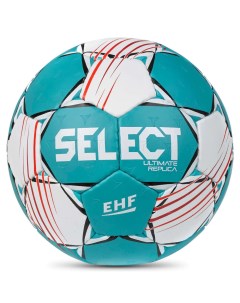 Мяч гандбольный Ultimate Replica v22 1672858004 р 3 EHF Appr ПУ руч сш бело зеленый Select