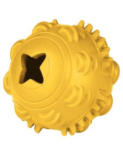 Игрушка мяч для собак с ароматом сливок желтый 8 см Mr.kranch