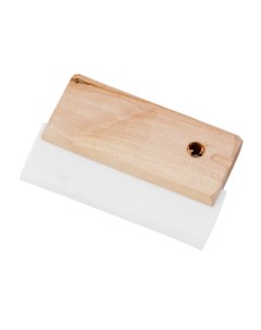 Шпатель резиновый для швов деревянная ручка 100 мм белый Mollen