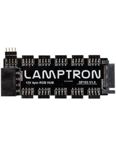 Панель управления вентиляторами LAMP SP103 и подсветкой SP103 Motherboard RGB Lights Syn Amplificati Lamptron