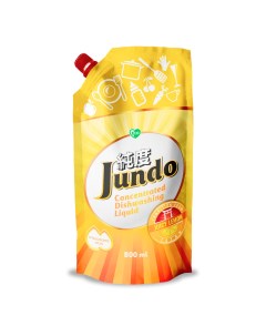 Антибактериальный концентрированный гель с гиалуроновой кислотой для мытья посуды и детских принадле Jundo