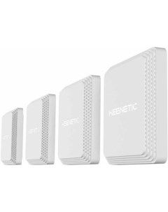 Wi Fi система Voyager Pro 4 Pack 802 11ax 1775Mbps 2 4 ГГц 5 ГГц 2xLAN PoE RJ 45 белый KN 3510 Keenetic