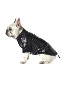 Куртка для собак Dots S длина спины 30см черная Foxie