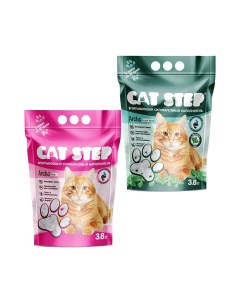 Наполнитель для кошачьего туалета Arctic Pink Arctic Fresh Mint впит силик 3 8л набор 2шт Cat step