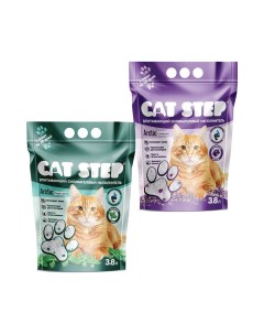 Наполнитель для кошачьего туалета Arctic Lavender Arctic Fresh Mint впит сил 3 8л наб 2шт Cat step