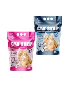 Наполнитель для кошачьего туалета Arctic Blue Arctic Pink впит силик 3 8л набор 2шт Cat step