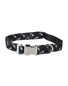 Ошейник для собак Pineapple L 2,5x40-55см черный Foxie