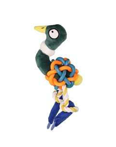 Игрушка для собак Утка, разноцветная 38х16х5см Не один дома