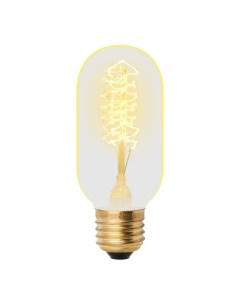 Лампа накаливания E27 40 Вт цилиндрическая форма нити CW Vintage UL 00000486 Uniel