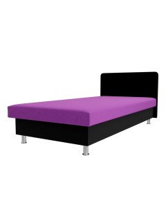 Кровать Мальта Микровельвет Фиолетовый Чёрный Bravo