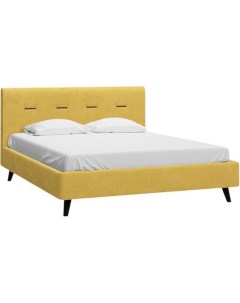 Кровать Марелл 160 Velvet Yellow Диван.ру