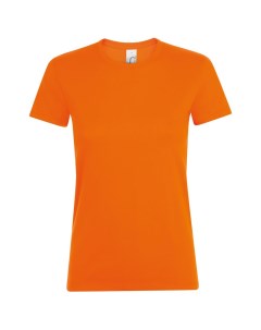Футболка женская REGENT WOMEN оранжевая размер S No name