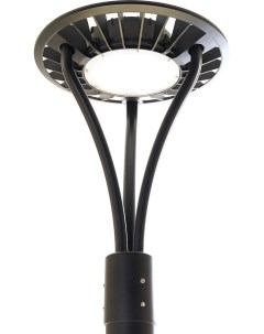 Уличный консольный светильник светодиодный 50W 5000lm 3000K черный Feron