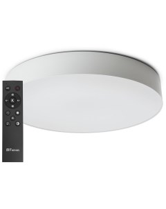 Светодиодный управляемый потолочная светильник Simple matte тарелка 80W 3000К 6500K белый Feron