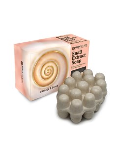 Массажное мыло для пилинга от целлюлита с экстрактом улитки 100 Fresh secrets