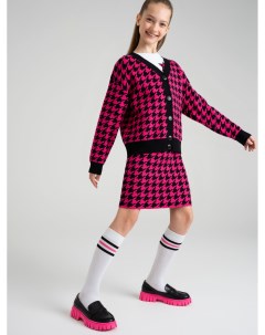 Комплект трикотажный для девочек кардиган юбка Playtoday tween