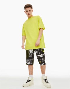 Свободные спортивные шорты с аниме принтом для мальчика Gloria jeans