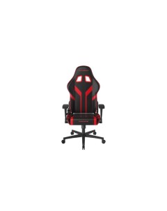 Кресло игровое OH P88 NR эко кожа черное с красными вставками наклон спинки до 135 градусов регулиро Dxracer