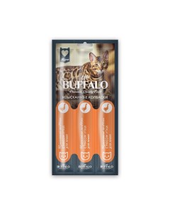 Лакомство для кошек изысканные колбаски с мясом утки 3шт Mr.buffalo