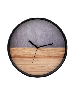 Часы Берег d30 3см серый коричневый Вещицы