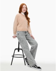 Серые джинсы Long leg для девочки Gloria jeans