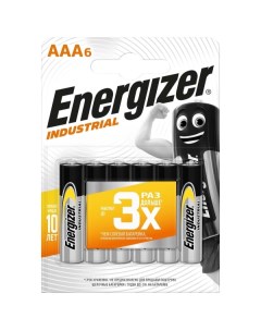 Батарея Energizer Industrial AAA LR03 6шт Industrial AAA LR03 6шт