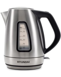 Чайник электрический HYK S3609 2000 Вт серебристый 1 7 л металл Hyundai