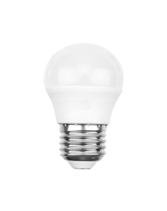 Лампа светодиодная E27 7 5 Вт шар 6500 К свет холодный GL Rexant