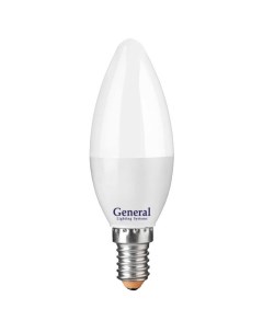 Лампа светодиодная E14 15 Вт 230 В свеча 6500 К свет холодный белый GLDEN CF General lighting systems