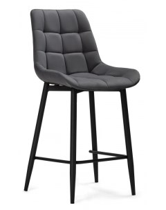 Полубарный стул Алст К темно серый черный 502126 Woodville