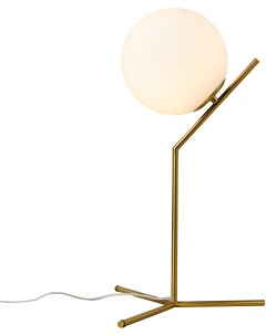 Интерьерная настольная лампа на треноге 81423 1F SATIN Renzo GOLD Natali kovaltseva