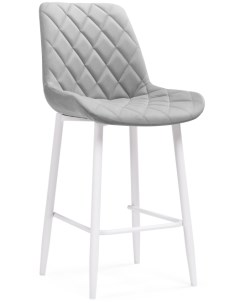 Полубарный стул Баодин К Б К светло серый белый 517170 Woodville