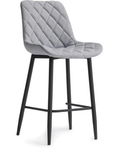 Полубарный стул Баодин К Б К светло серый черный 517142 Woodville