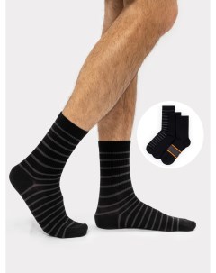 Набор мужских носков 3 шт с рисунком в виде поперечных полосок Mark formelle