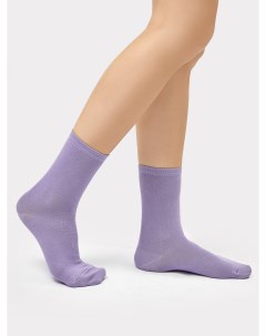 Высокие женские носки в фиолетовом цвете Mark formelle