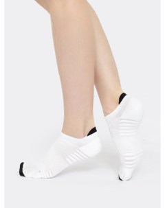 Короткие женские спортивные носки из пряжи meryl skinlife белого цвета Mark formelle