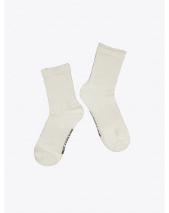 Спортивные высокие мужские носки из пряжи Coolmax белого цвета Mark formelle