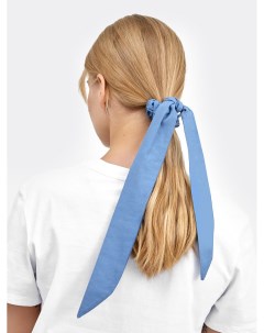 Резинка для волос с широкой лентой голубого цвета Mark formelle