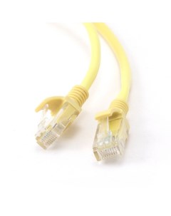 Сетевой кабель Cablexpert UTP cat 5e 1m Yellow PP12 1M Y Gembird