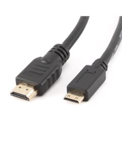 Аксессуар Cablexpert HDMI miniHDMI 19M v1 4 3D Ethernet 1 8m Black CC HDMI4C 6 Gembird