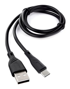 Аксессуар Cablexpert 0 1 USB 2 0 AM Type C 1m Black CCB USB2 AMCMO1 1MB Gembird