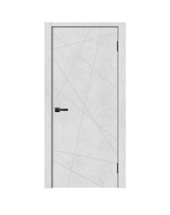 Дверь межкомнатная ПВХ Geometry GEO 1 800 Бетон снежный Двери гуд