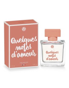 Парфюмерная Вода Quelques Notes d Amour 50 мл Yves rocher