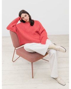 Свободный свитер из вязаного трикотажа Pompa
