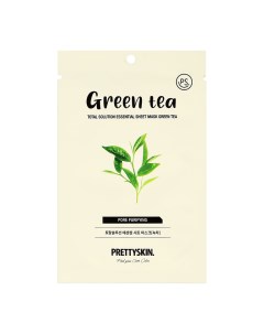 Маска для лица с экстрактом зеленого чая успокаивающая 23 г Pretty skin